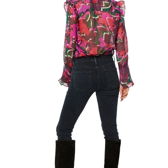 Misa - Anita Top in Holiday Sparkle Abstract - Picture 3 of 4